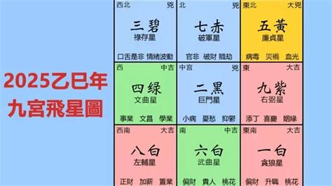 九運飛星局|2025年九宮飛星圖及風水方位吉兇與化解